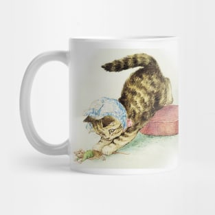 “Miss Moppet Chases a Mouse” by Beatrix Potter Mug